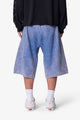 MNML Ultra Baggy Stripe Twill Short Blue