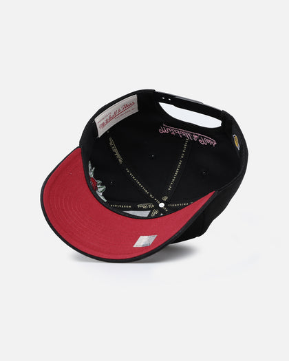 Mitchell & Ness Los Angeles Lakers 'Love & Devotion' Pro Crown Snapback Black