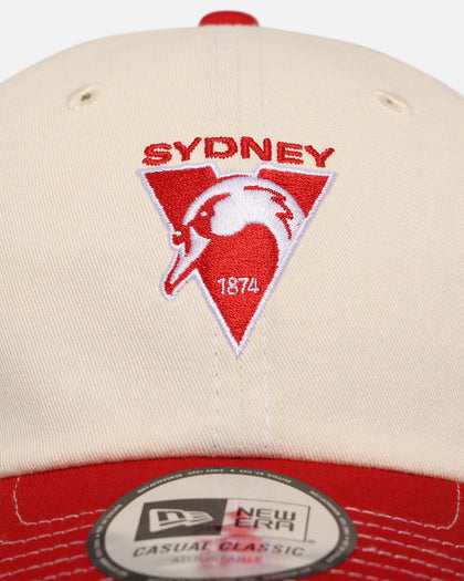 New Era Sydney Swans 'AFL 2025 2 Tone' Casual Classic Strapback Chrome White