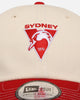 New Era Sydney Swans 'AFL 2025 2 Tone' Casual Classic Strapback Chrome White