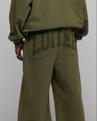 Loiter Arch Premium Sweat Pants Khaki