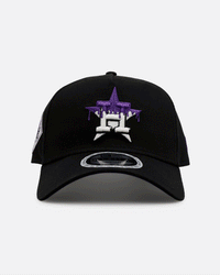 New Era Houston Astros 'Drip 3.0' 9FORTY A-Frame Snapback Black/Glow