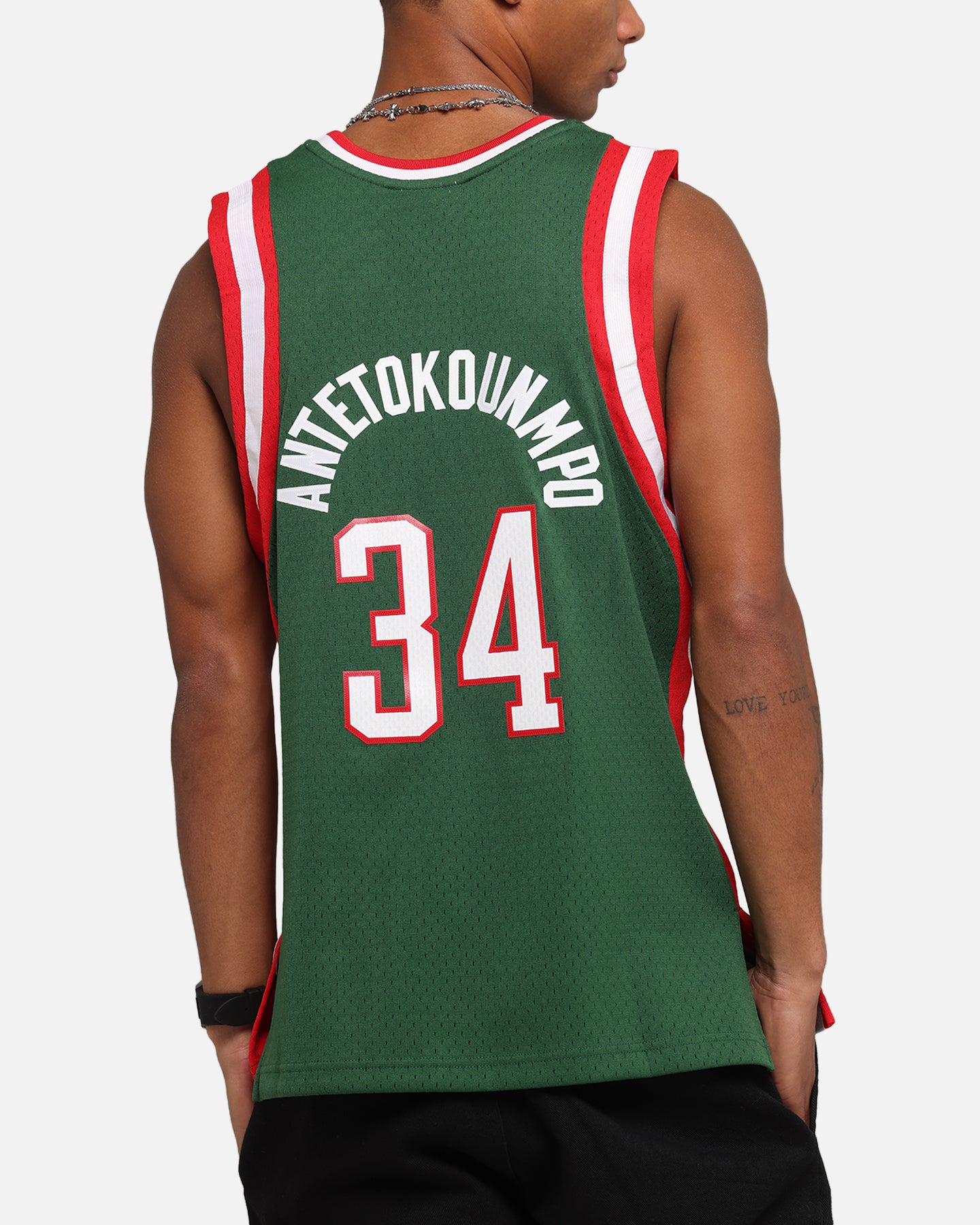 Mitchell & Ness Milwaukee Bucks Giannis Antetokounmpo Swing Jersey