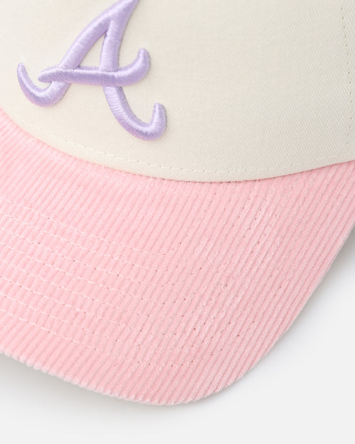 New Era Atlanta Braves 'Easter Corduroy' 9FORTY A-Frame Snapback White/Pink