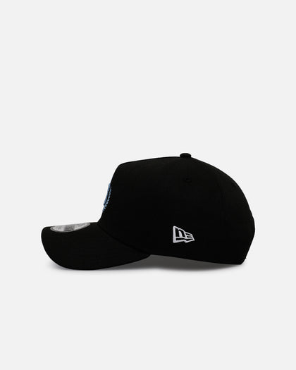 New Era X Culture Kings 'Black & Sky Blue' 9FORTY A-Frame Snapback Black/Sky Blue
