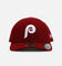 New Era Philadelphia Phillies 'Player Replica' 9FORTY M-Crown Snapback Burgundy