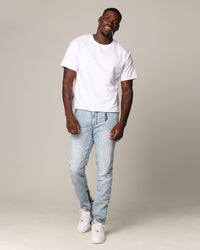 Saint Morta Inferno Fimi Jeans Blue Acidwash