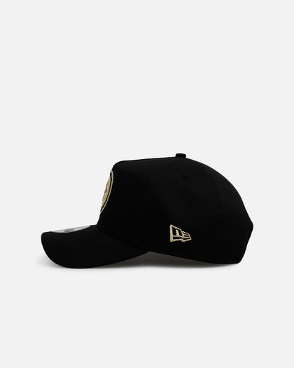 New Era Miami Dolphins 'Raised Metallic Chainstitch' 9FORTY A-Frame Snapback Black