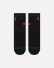 Stance NBA Logoman Quarter Socks Black/Red