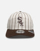 New Era Chicago White Sox 'Washed Stone Walnut' 19TWENTY Snapback Brown Pinstripe