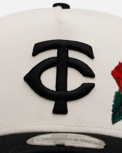 New Era Minnesota Twins 'Chrome Black Roses' 9FORTY A-Frame Snapback Chrome/Black