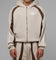 Loiter Hybrid Tek Zip Hoodie Stone