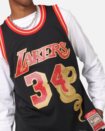 Mitchell & Ness Los Angeles Lakers Shaquille O'Neal 1996 Swingman Jersey Black/Gold