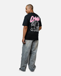 Carre Pepe Heavyweight T-Shirt Black Acidwash
