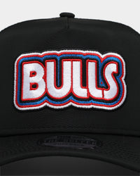 New Era Chicago Bulls 'Retro Black Prolight' Golfer Snapback Black