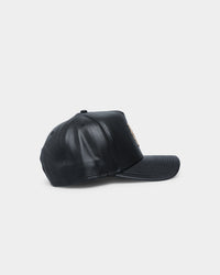 New Era New York Mets "Black Tan PU Leather" 9FORTY K-Frame Snapback Black/Tan