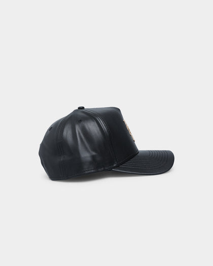 New Era New York Mets "Black Tan PU Leather" 9FORTY K-Frame Snapback Black/Tan