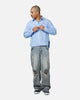 MNML Chambray Double Layer Shirt Blue