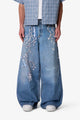 MNML Rave Chain Printed Denim Vintage Blue