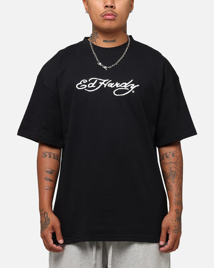 Ed Hardy Bulldog T-Shirt Black