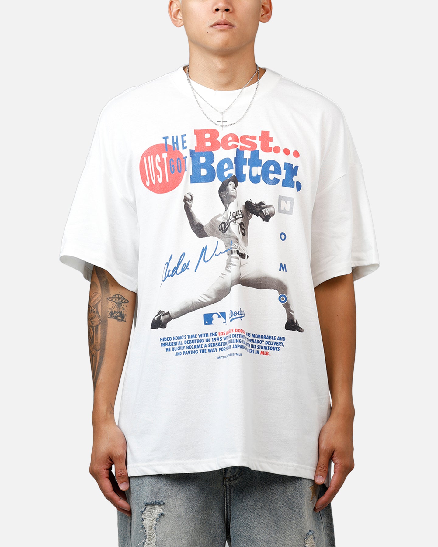 Lサイズ２枚おまとめTシャツ Hideo Nomo Mitchell & Ness Los Angeles Dodgers Hideo Nomo Got Better T-Shirt