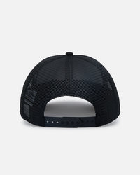 New Era Houston Astros 'Black All Over Mesh' 9FORTY A-Frame Trucker Snapback Black Rigid/Black