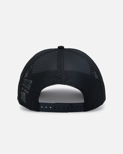 New Era Houston Astros 'Black All Over Mesh' 9FORTY A-Frame Trucker Snapback Black Rigid/Black