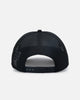 New Era Houston Astros 'Black All Over Mesh' 9FORTY A-Frame Trucker Snapback Black Rigid/Black