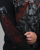Loiter Marvel Knull Long Sleeve Waffle T-Shirt Black
