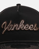 New Era New York Yankees 'Rope Script' 9FORTY A-Frame Snapback Black/White