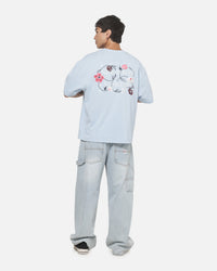 Mitchell & Ness New York Yankees Stack Box T-Shirt Baby Blue
