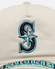 New Era Seattle Mariners 'Cutoff Visor' 9FORTY Snapback Stone