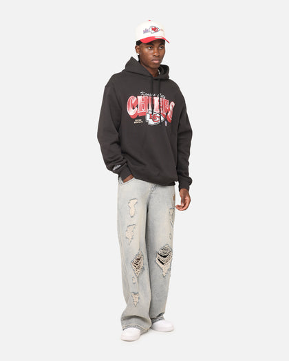 Mitchell & Ness Kansas City Chiefs Arch Hoodie Faded Black