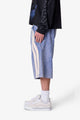 MNML Ultra Baggy Stripe Twill Short Blue