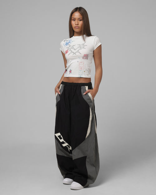 Loiter Women's Hand Drawn Baby T-Shirt Off White