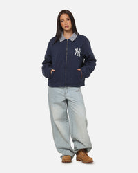 Majestic Athletic New York Yankees Paint Splat Carpenter Jacket Indigo
