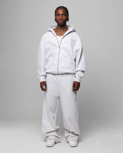 Loiter Blood Born Zip Hoodie Grey Marle
