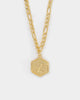 Raising Hell Women's Letter Anklet Gold