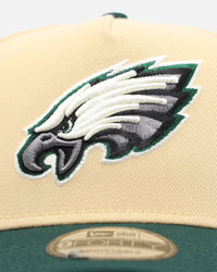 New Era Philadelphia Eagles 'Vintage' 9FORTY A-Frame Snapback Vegas Gold