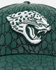 New Era Jacksonville Jaguars 'Croc Skin 2.0' 9FORTY A-Frame Snapback Dark Green