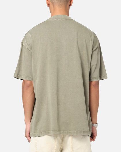 Culture Kings Oversized T-Shirt Vintage Khaki