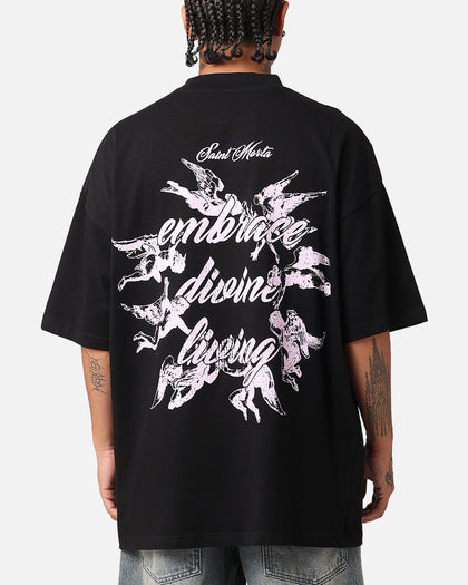 Saint Morta Divine Living T-Shirt Black
