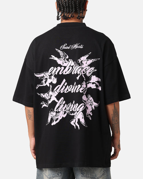 Saint Morta Divine Living T-Shirt Black