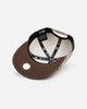 New Era Los Angeles Dodgers 'Washed Stone Walnut' 19TWENTY Snapback Brown Pinstripe