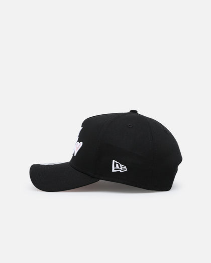 New Era Atlanta Braves 'Pink Satin Hearts' 9FORTY A-Frame Snapback Black/White