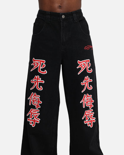 Ed Hardy Death Before Dishonour Jeans Black