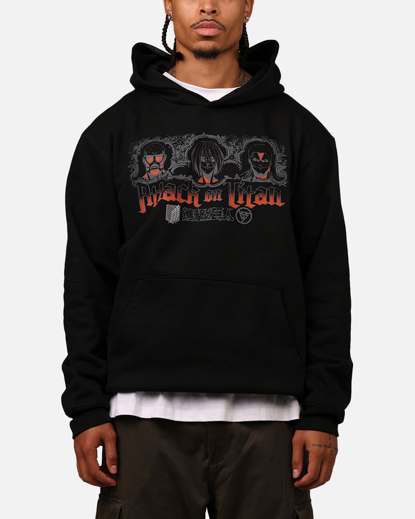 HYHパーカー Hypland X Attack On Titan Trio Hoodie Black | Culture Kings US