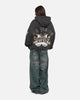 Ed Hardy Chrome Hoodie Washed Black