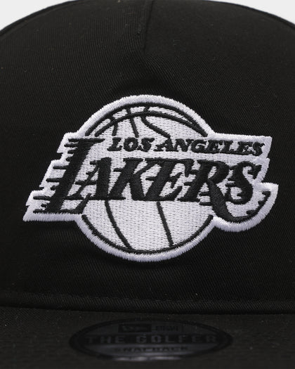 New Era Los Angeles Lakers Core Golfer Snapback Black/White