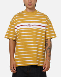 Carre Lineup T-Shirt Mustard Stripe